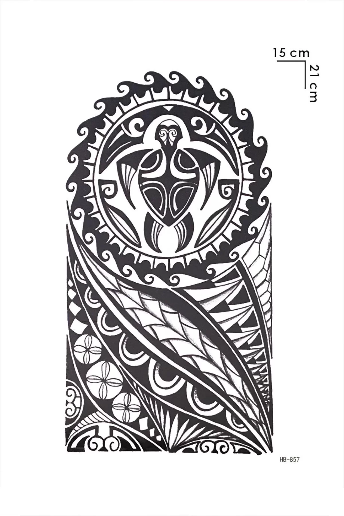 Maori Geçici Dövme Tattoo