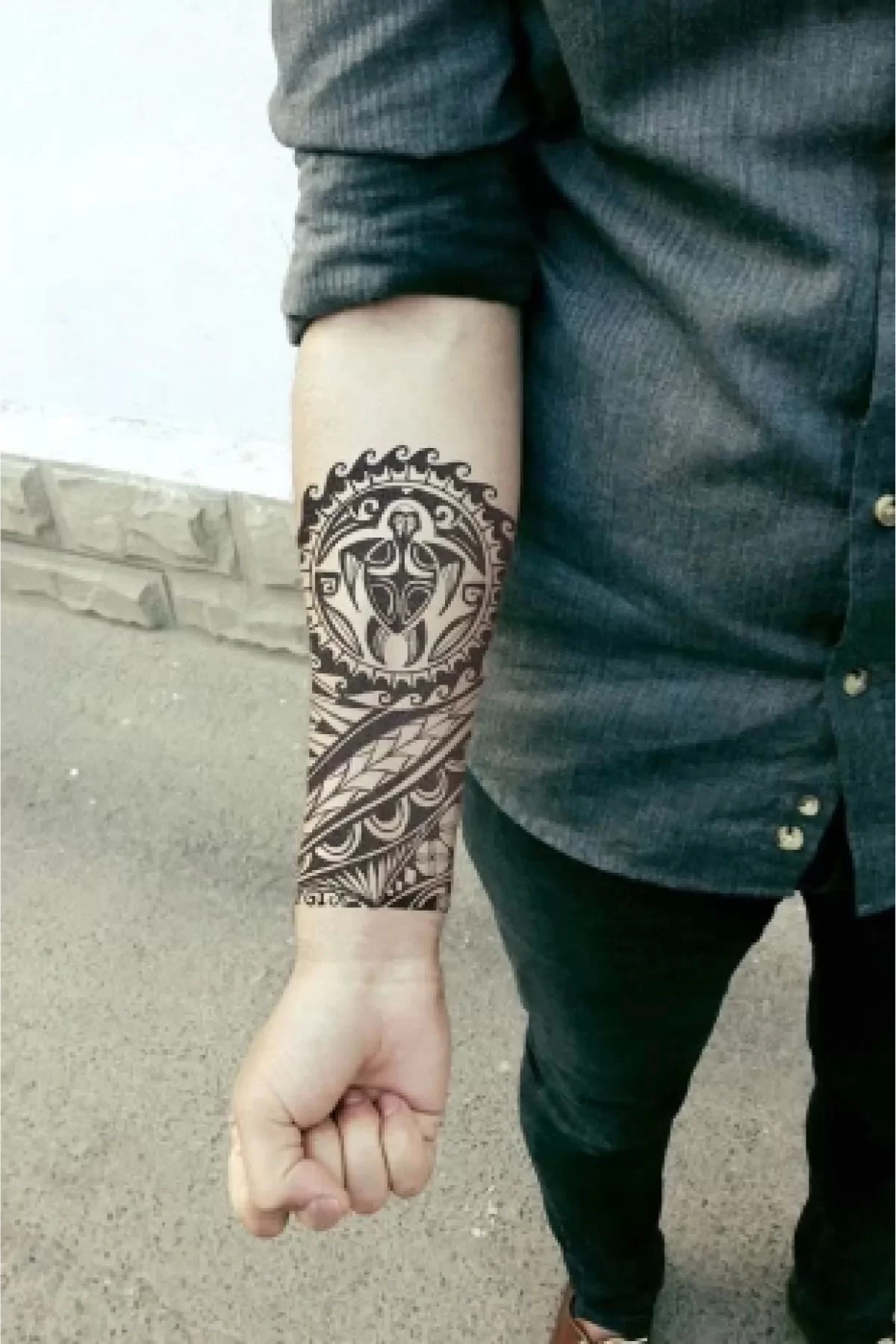 Maori Geçici Dövme Tattoo