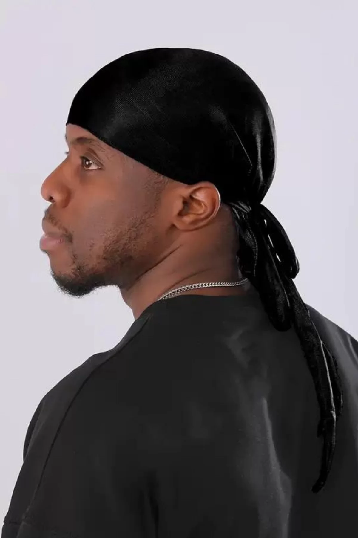 Siyah Renk Durag Bandana