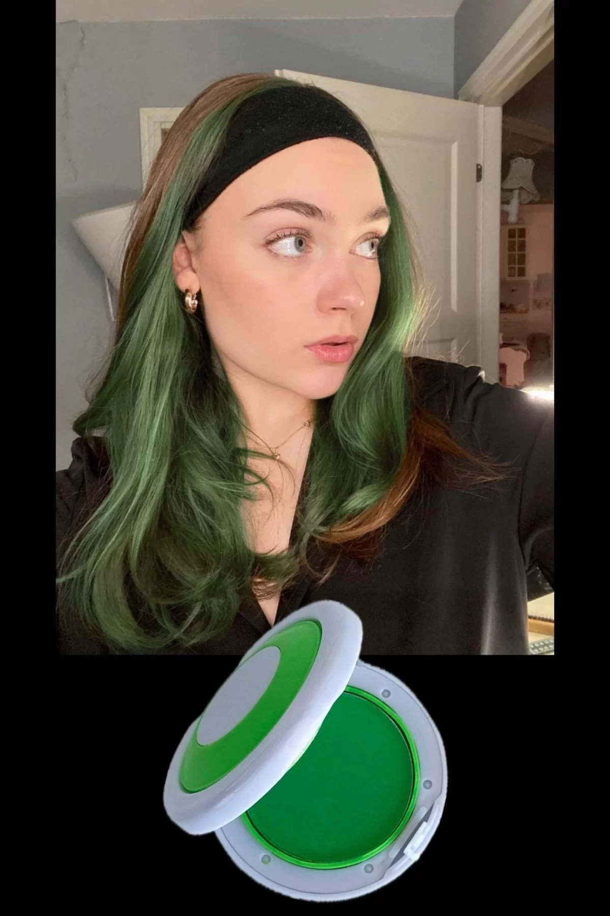 Yeşil Renk Saç Tebeşiri