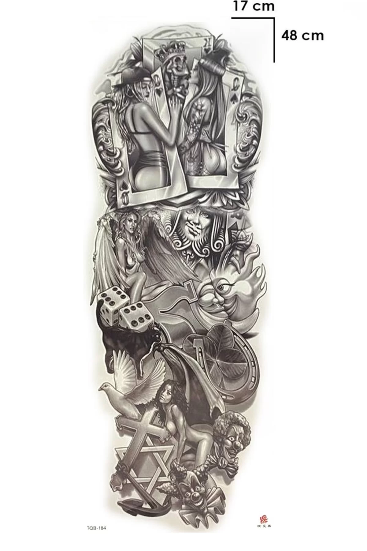 Geçici Kart Kol Dövme Tattoo