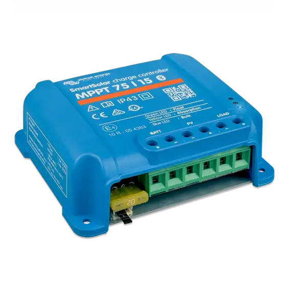 12/24V 15A MPPT Solar Charge Controller, SCC075015060R, Victron