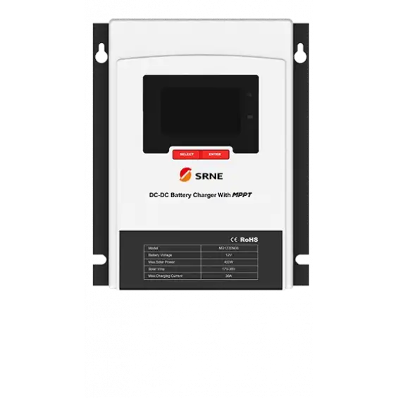 12V 30A MPPT Solar Charge Controller + DC/DC Charger