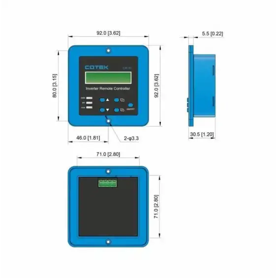 Cotek SK Serileri için uzaktan kumanda ve gösterge CR-6