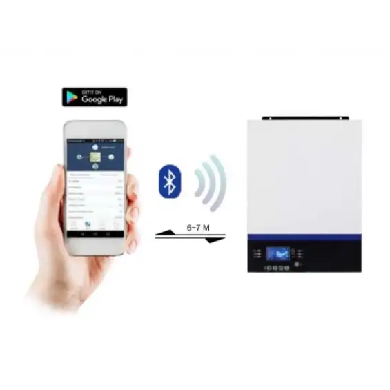 MAX VMII 5K 5000 W 48V TAM SİNÜS AKILLI İNVERTER 80 A MPPT