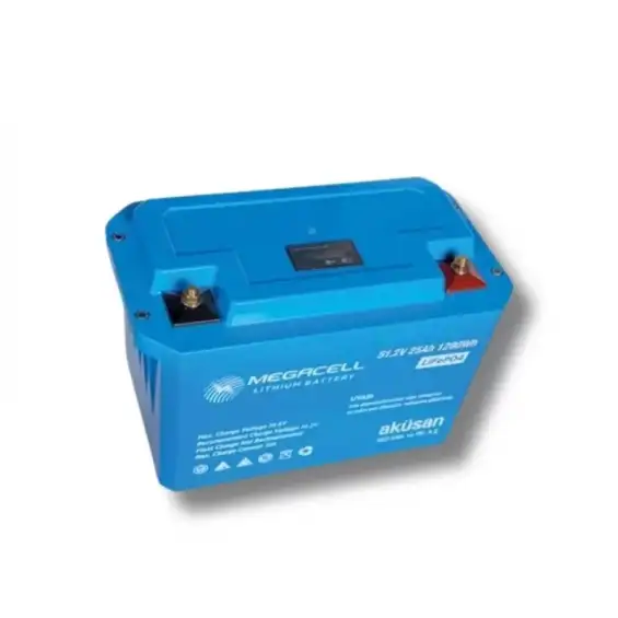 Megacell Lityum Akü 51.2V 25Ah 1.28Kwh LiFePo4 Batarya Akü