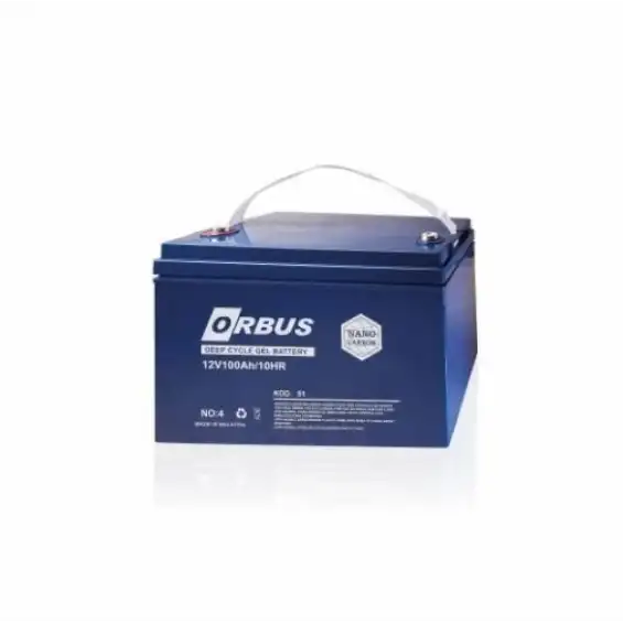 ORBUS / 12V 100AH - Derin Deşarjlı Jel Akü