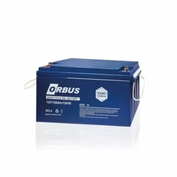 ORBUS / 12V 150AH - Derin Deşarjlı Jel Akü