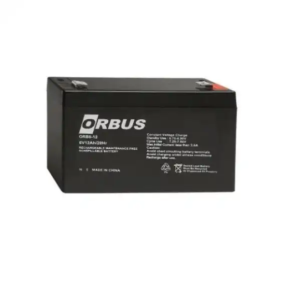 ORBUS / 6V 12 AH KURU AKÜ