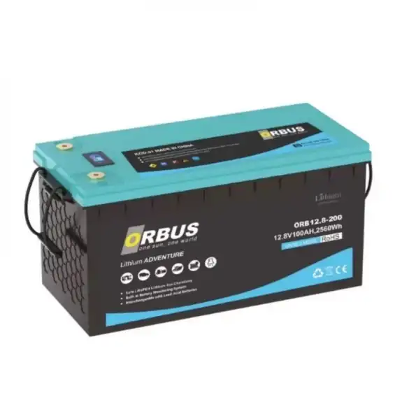 Orbus Lityum Akü 12.8V 200Ah 2.56Kwh LiFePo4 Batarya