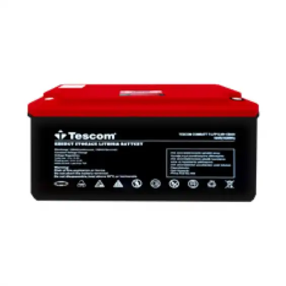 Tescom Lityum Akü 12.8V 200Ah 2.56 Kwh LiFePo4 Akü