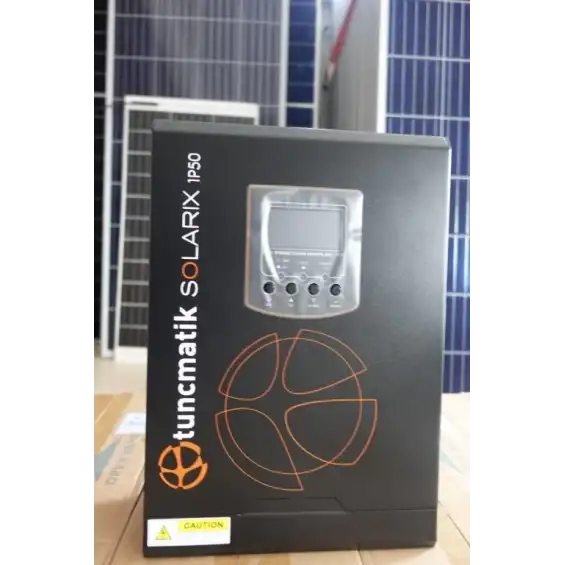 TUNÇMATİK SOLARİX 2KW MPPT 40A AKILLI İNVERTER – 24V DC