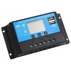 JUTA 10A PWM Solar Şarj Kontrol Cihazı - Şarj Regülatörü LCD Ekranlı