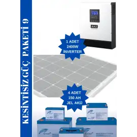 Kesintisiz Güç Kaynağı Paketi 2400 watt Çıkış -4,8 Kva Yedekleme