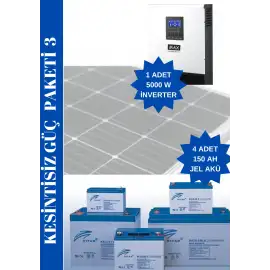 Kesintisiz Güç Paketi - 5 KVA Çıkış + 4,8 KVA Yedekleme