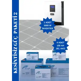 Kesintisiz Güç Paketi - 5 KVA Çıkış + 7,2 KVA Yedekleme
