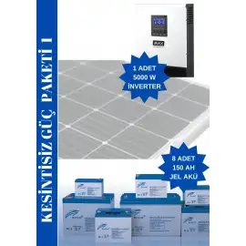 Kesintisiz Güç Paketi - 5KVA Çıkış + 14,4 KVA Yedekleme