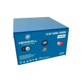Lityum Demir Fosfat Akü MEGACELL-LiFePO4 12,8V 150 Ah