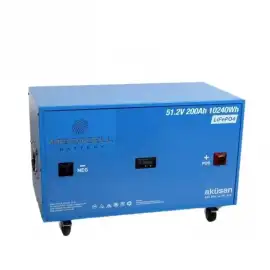 Megacell Lityum Akü 51.2V 200Ah 10.2Kwh LiFePo4 Batarya Akü