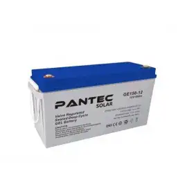 Pantec 150 Amper Jel Akü DE 12-100 Serisi % 50 1300 Cycle