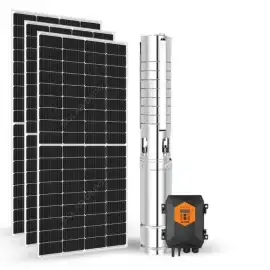 Pantec 72V 750W DC Solar Dalgıç Pompalı Sulama Paketi - 95 Metre - 4,5 m³/saat