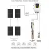 Hegel 110V 1500W DC Solar Dalgıç Pompa - 110 Metre - 7,5 m³/saat