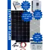 Karavan ve Tekne İçin Güneş Enerjisi Hazır Paketi MPPT 40 A