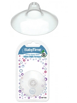 Baby Time Silikon Göğüs Koruyucu