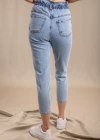 Lastik Detaylı Slim Fit Jeans - MAVİ