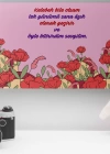 Romantik Tasarımlı Mini Kanvas Tablo - No1