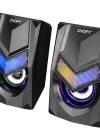 SNOPY SN-X25 2.0  RGB IŞIKLI 3WX2SİYAH USB SPEAKER
