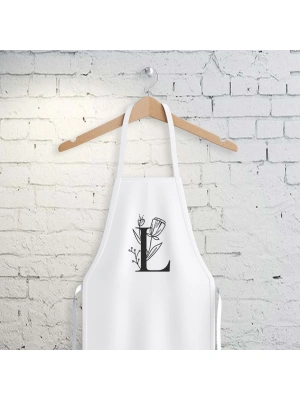 L Harfi Tasarımlı Mutfak Önlüğü