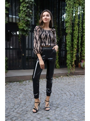 Madonna Yaka Crop Bluz - BEJ