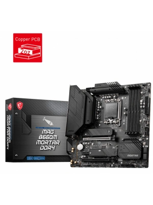 MSI MAG B660M MORTAR DDR4 4800(OC) Mhz MATX 1700p