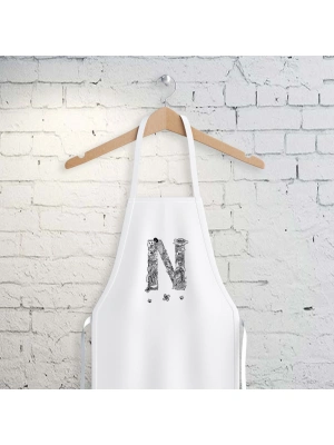 N Harfi Tasarımlı Mutfak Önlüğü