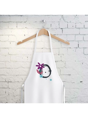 O Harfi Tasarımlı Mutfak Önlüğü