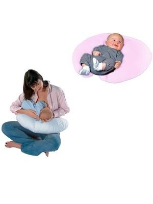 Sema Bebe Emzirme ve Bebek Destek Minderi - Pembe