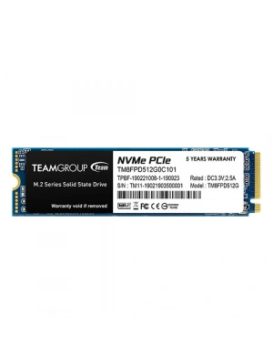 Team MP33 Pro 512GB 2100/1700MB/s NVMe PCIe Gen3x4 M.2 SSD Disk (TM8FPD512G0C101)