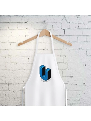 U Harfi Tasarımlı Mutfak Önlüğü