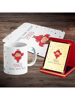 Yengeç Burcuna Özel Tasarım Sevimli Hediye Seti
