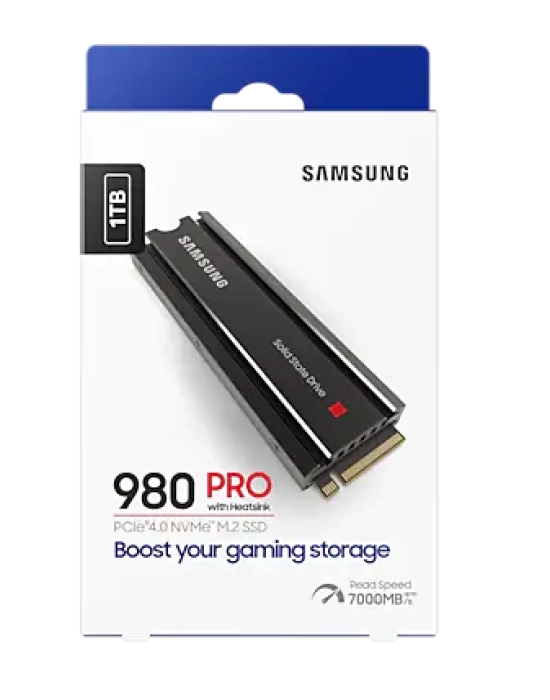 1TB SAMSUNG 980 PRO Heatsink M.2 NVMe MZ-V8P1T0CW