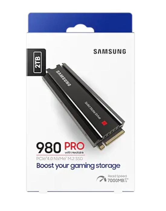 2TB SAMSUNG 980 PRO Heatsink M.2 NVMe MZ-V8P2T0CW