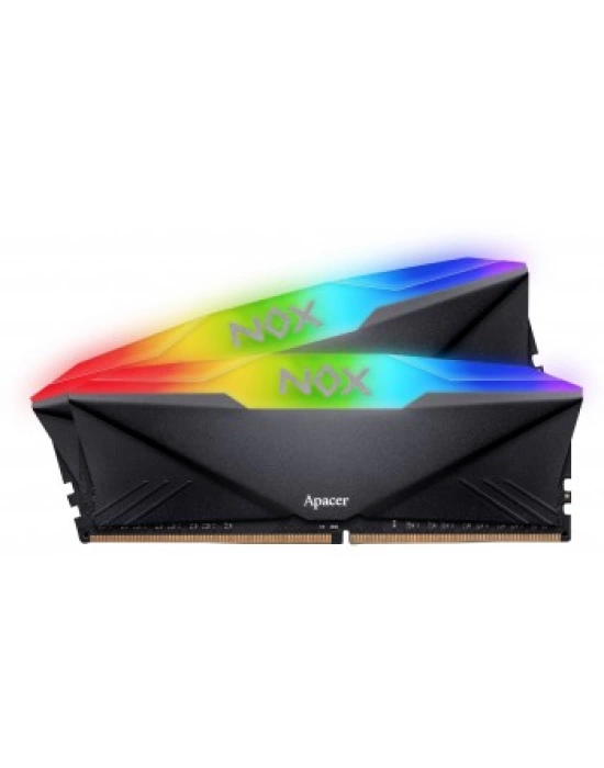 Apacer NOX RGB 16GB (2x8GB) 3200MHz CL16 DDR4 Gaming Ram (AH4U16G32C28YNBAA-2)