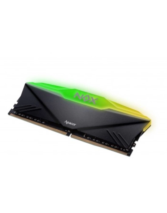 Apacer NOX RGB AURA Black 8GB (1x8GB) 3200Mhz CL16 DDR4 Gaming Ram (AH4U08G32C28YNBAA-1)