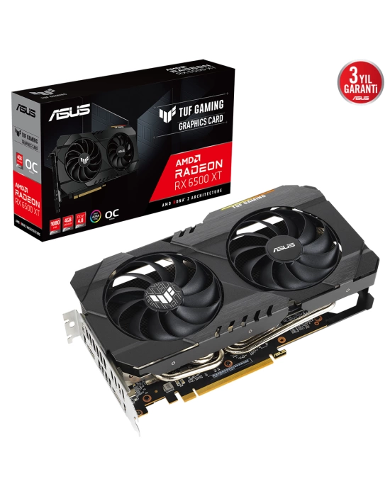 ASUS TUF-RX6500XT-O4G-GAMING 4GB GDDR6 HDMI DP 64Bit