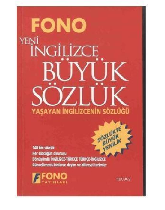 İngilizce / Türkçe - Türkçe / Yeni İngilizce Büyük Sözlük