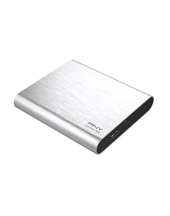 PNY Pro Elite Gümüş 250 GB 880/900MB/s USB 3.2 Gen 2 Type-C Taşınabilir SSD (PSD0CS2060SB-250-RB)