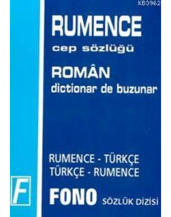 Rumence Cep Sözlüğü; Rumence-Türkçe  Türkçe-Rumence