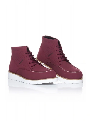 CH047 Süet BT Erkek Bot BORDO