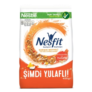 Nestle Nesfit Karışık Meyveli Ve Yulaflı Mısır Gevreği 400 gr